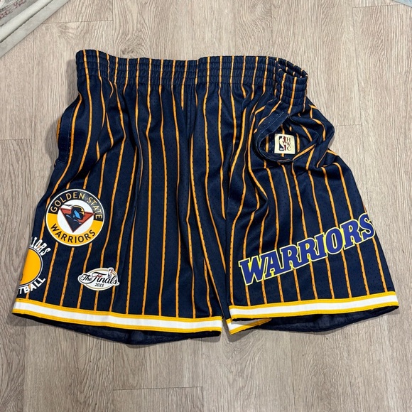 New Golden State Warriors Mitchell & Ness City Collection Mesh Shorts Mens L-3Xl - Picture 10 of 11